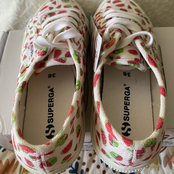 NWT Watermelon Superga Sneakers - Picture 2 of 5